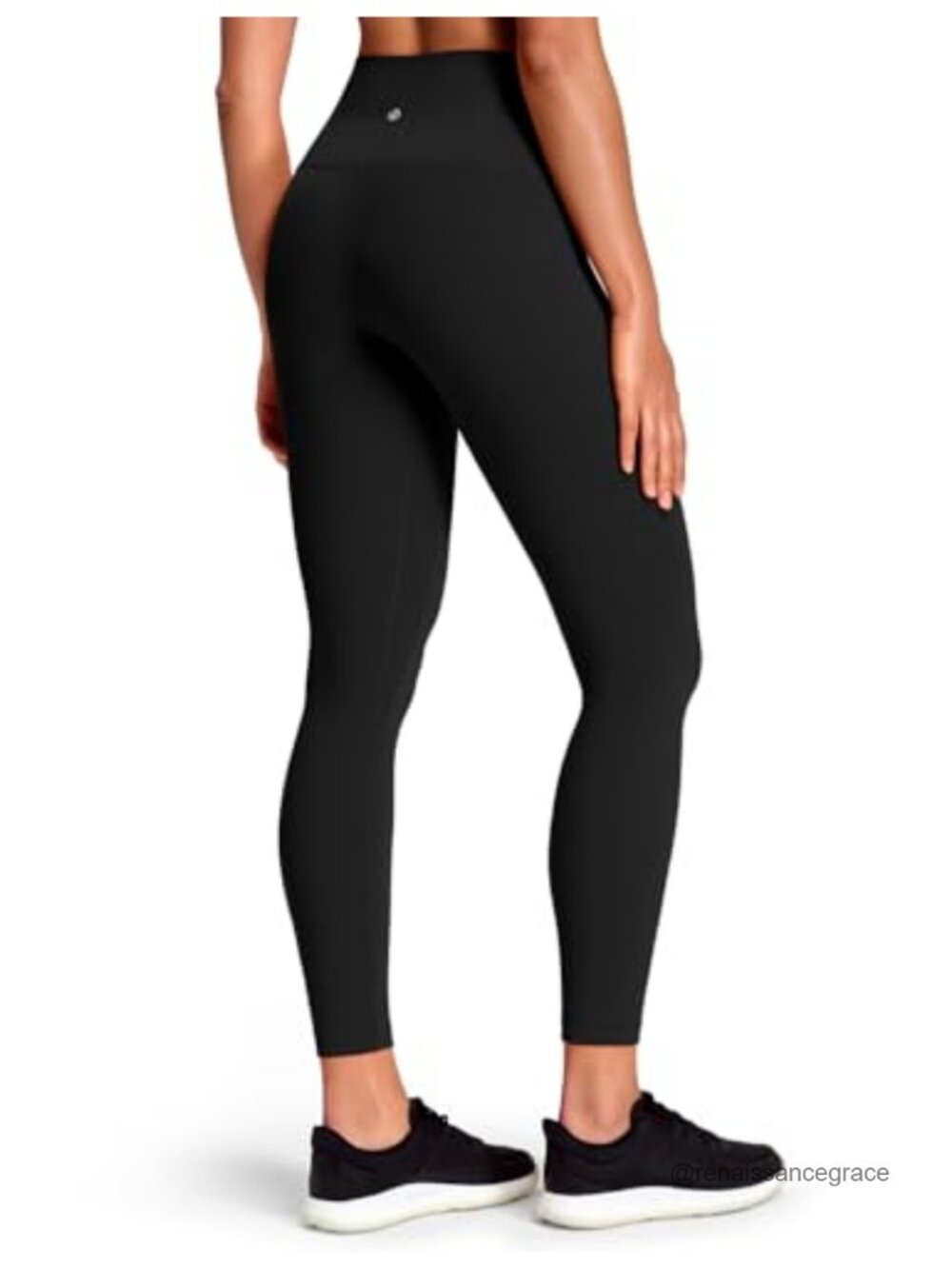 High Waist Compression Leggings with Pockets 25" Inseam Squat Proof